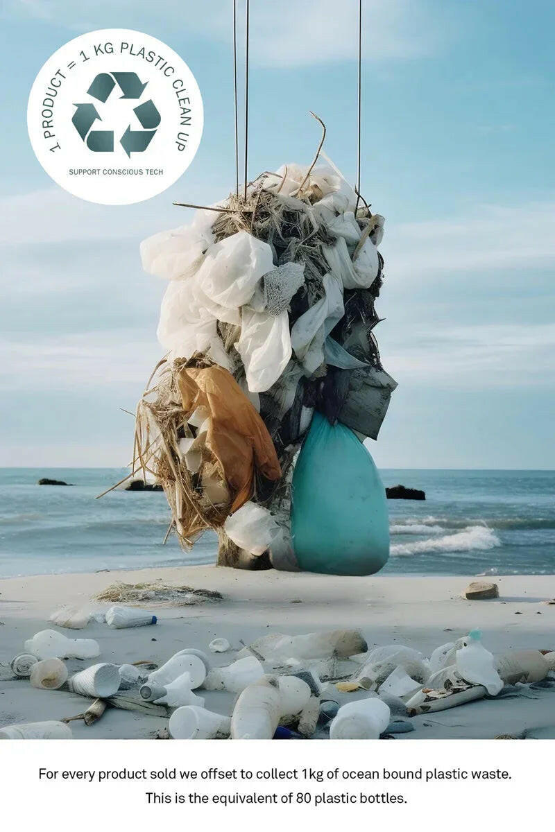 Super Pale USB A auf Typ C Kabel · 2 Meter · Aus recyceltem Kunststoff