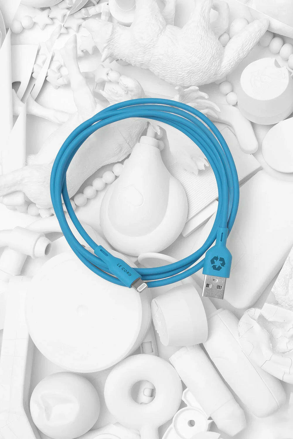 Blue Ocean iPhone Lightning-Kabel · 1,2 Meter · Aus recyceltem Kunststoff