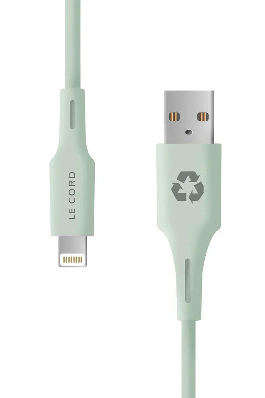 Pale Pine iPhone Lightning-Kabel (USB A) · 1,2 Meter · Aus recyceltem Kunststoff